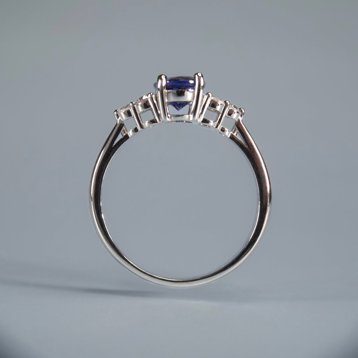 Natural Tanzanite Ring | 1.18 ct | 18K White Gold