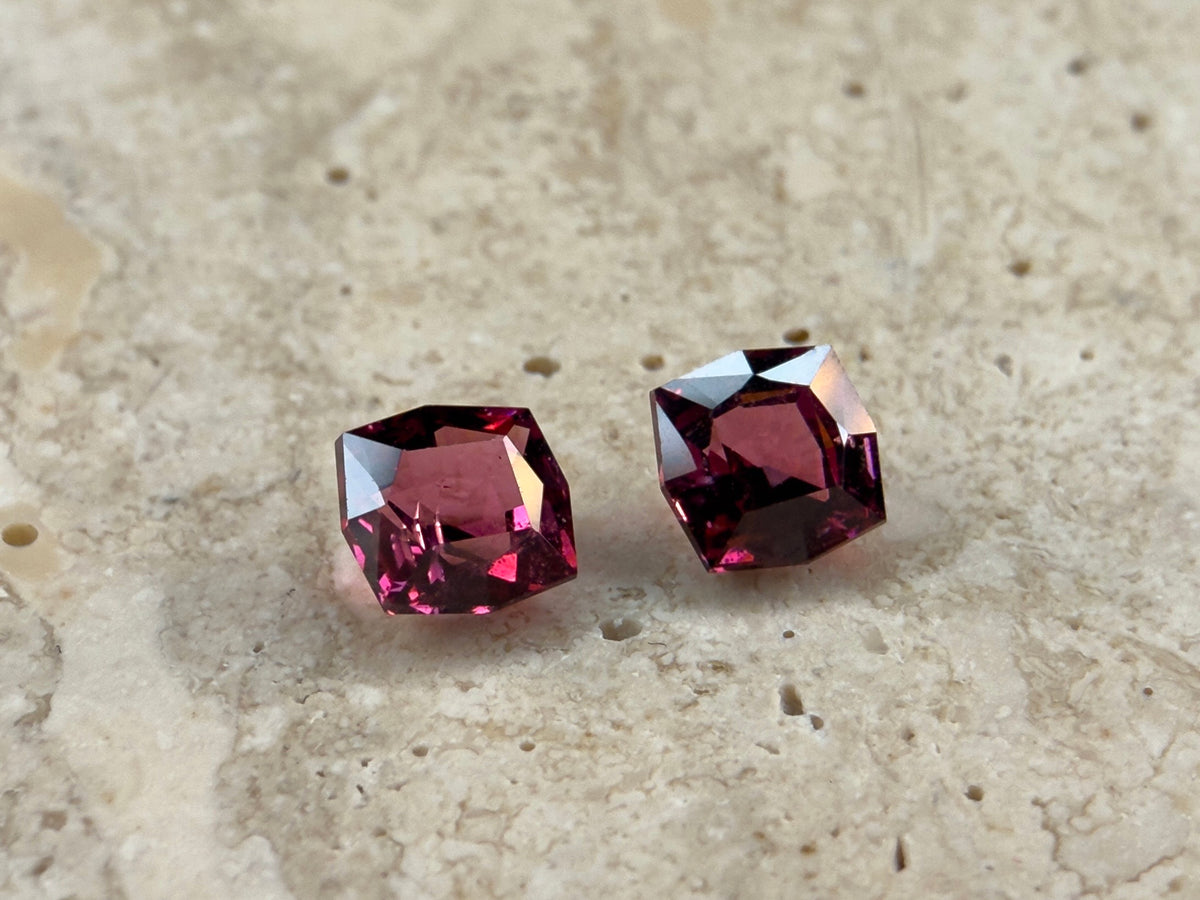 Natural Rhodolite Garnet Matching Pair | 2.00 TCW