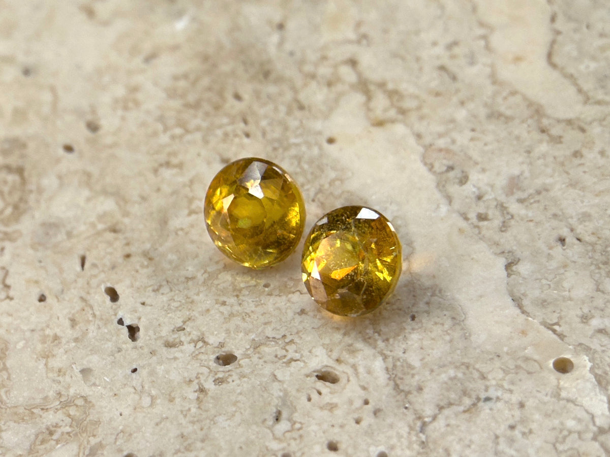 Natural Sphene Matched Pair | 1.41 TCW